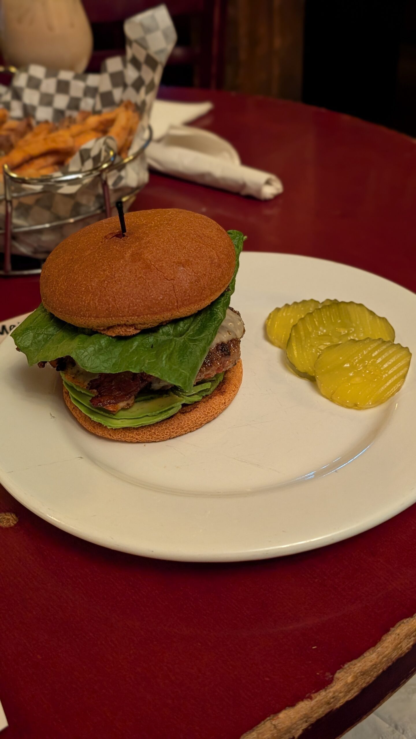 The Four Daughters hamburger is always an excellent choice!